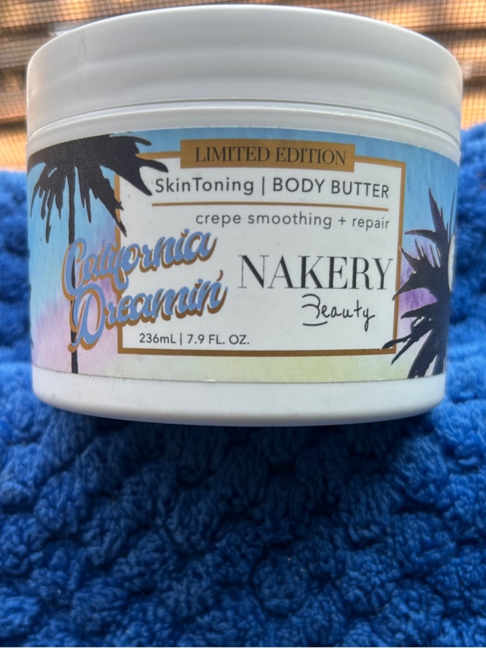 NAKERY BEAUTY Limited Edition California Dreamin' SKIN TONING Body Butter 7.9oz